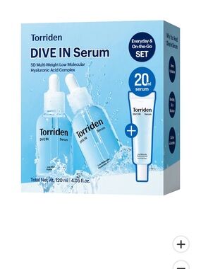torrid Dive In Serum Set - Light Blue Hydration Duo